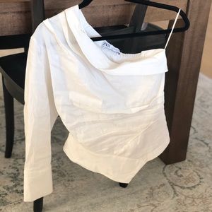 Zara one shoulder blouse